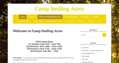 Desktop Screenshot of campsmilingacres.com